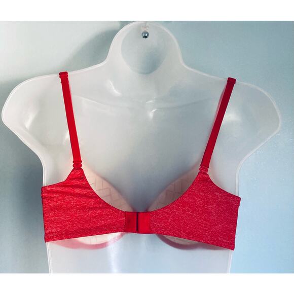 Victoria's Secret Bra Red Semi Demi 32D - Picture 4 of 8